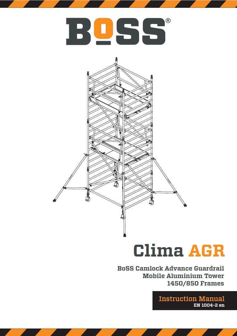 BoSS Clima AGR Tower User Guide