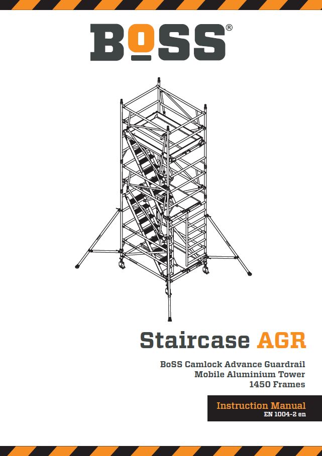 BoSS Instruction Manual Staircase with Multi-Guard Access Tower