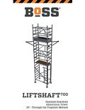 BoSS Access Towers Liftsaft 700 Camlock Guardrail User Guide