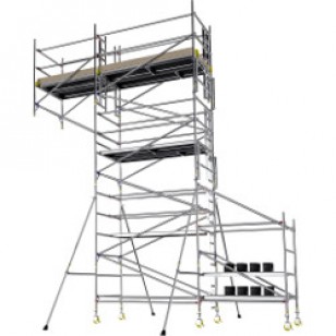 Extended end cantilever unit only, excluding tower, prices per Boss tower platform height, click for prices