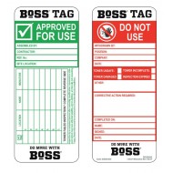 Boss Tag Inserts x 50, specifically designed for Boss Tower systems