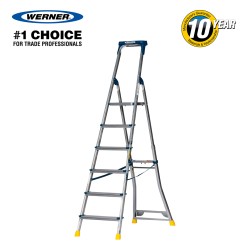NEW ADJUSTA STEP PRO  ALUMINIUM STEP LADDER 6 TREAD