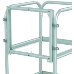 Zarges mobile safety step Pole barrier gate