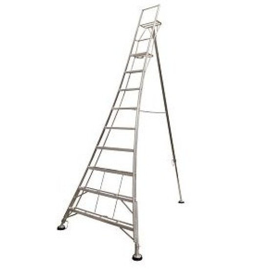 Adjustable Tripod Ladder 9 tread