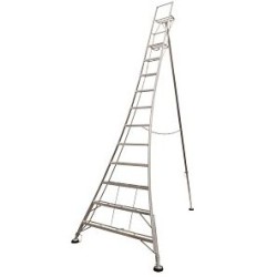Adjustable Tripod Ladder 11 tread