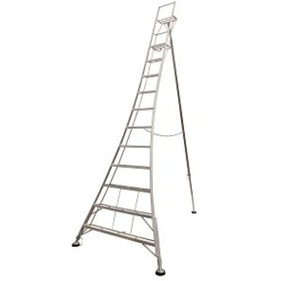 Adjustable Tripod Ladder 11 tread