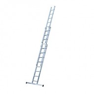 Werner Professional square rung 3 section ladder 2.51m