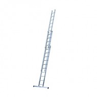 Werner Proffesional  square rung  3 section ladder 3.09m