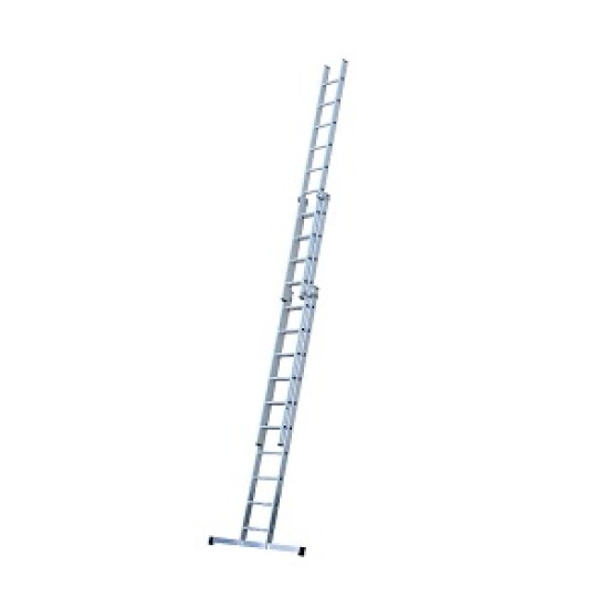 Werner Proffesional  square rung  3 section ladder 3.09m
