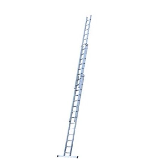 Werner Professionla square rung ladder  3 section 4.25m