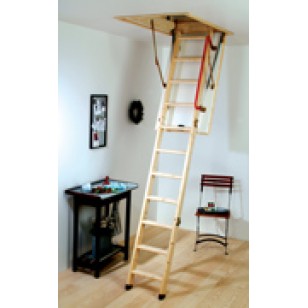 WERNER ECO  S  LINE TIMBER FOLDING LOFT LADDER