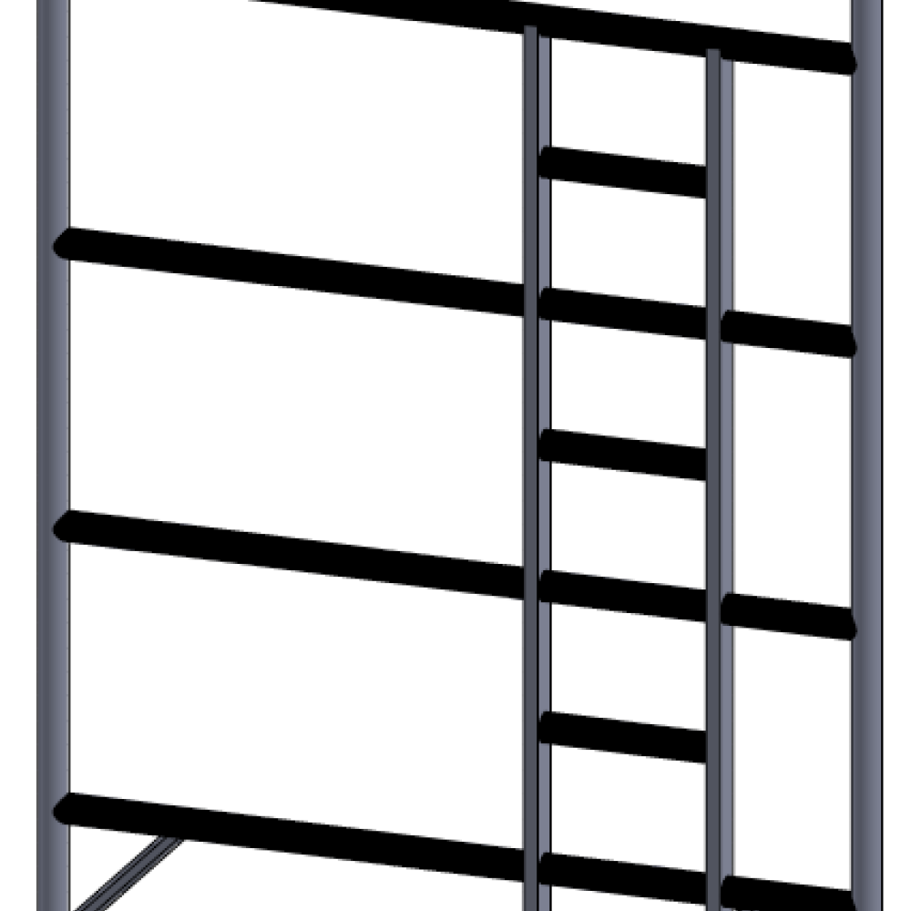 Weekender 1450 Ladder Rack 1450 x 2M LADDER FRAME
