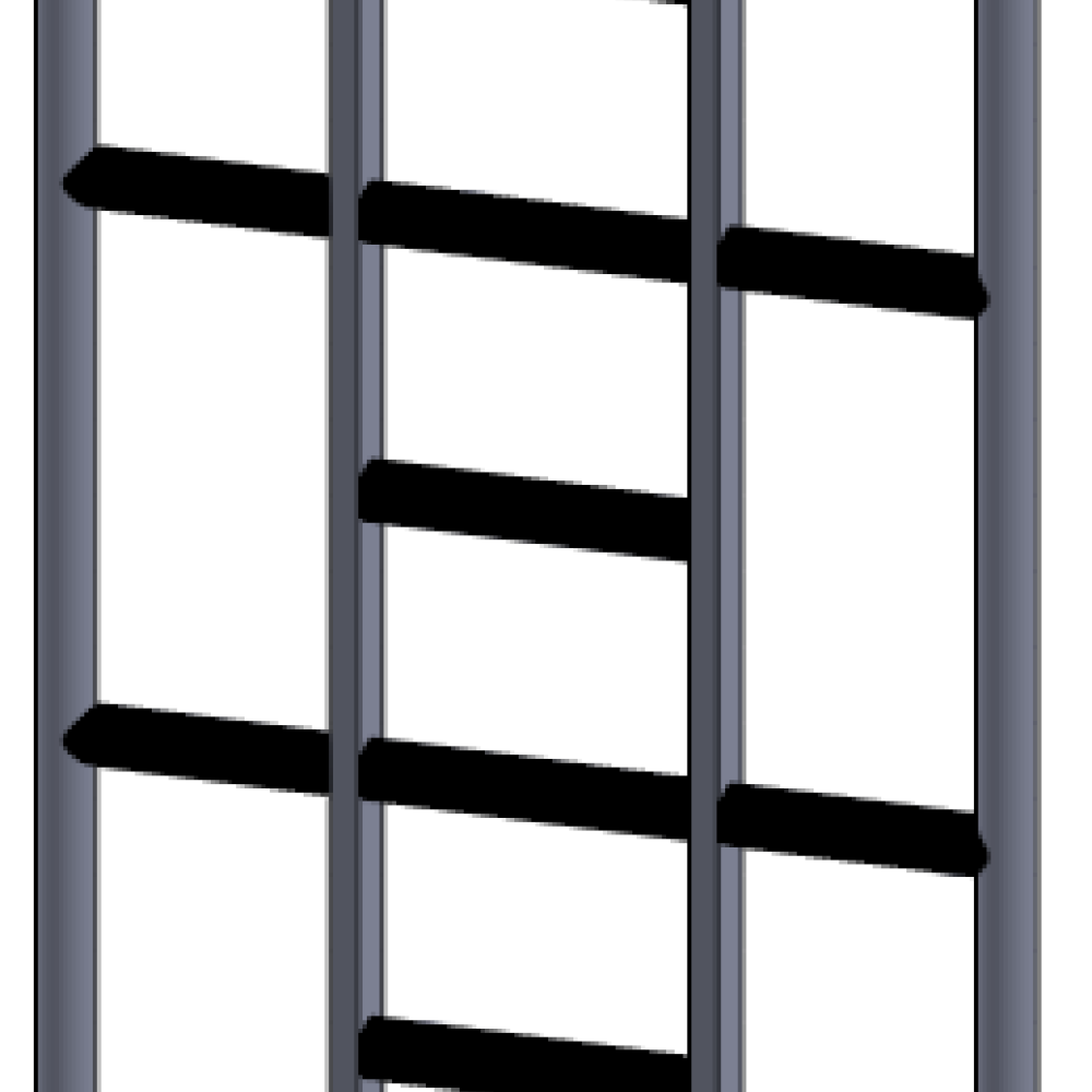 850 x 2M LADDER FRAME