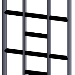 850 x 2M LADDER FRAME