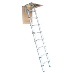 Werner Telescopic Loft ladder 2.6m