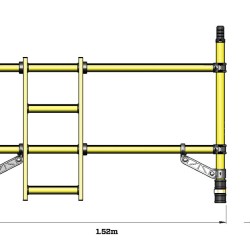 306543 Z1 Tower B-in Ladder Frame 1.45  x 1.0m 2Rung 306543 Z1 Tower B-in Ladder Frame 1.45  x 1.0m 2Rung
