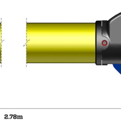342543 Z1 Tower-Diagonal Brace 2.7m