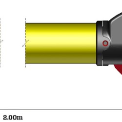 346543 Z1 Tower-Horizontal Brace 1.8m