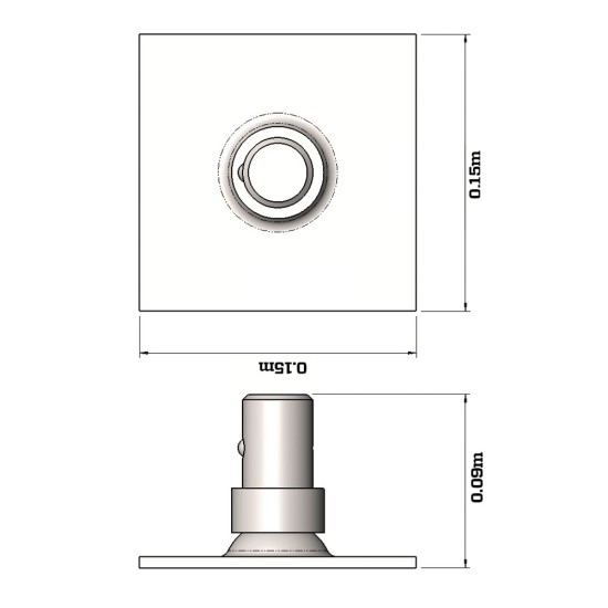 330413 Boss Swivel Base Plate